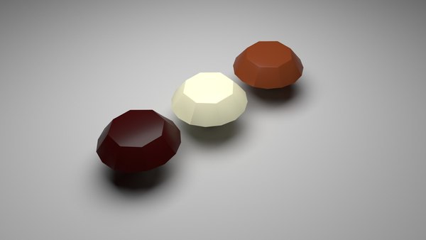 Chocolate Diamonds 3D model