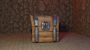 3D model Loot Chest Game Ready