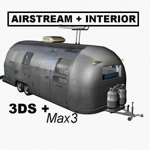 airstream trailer 3d model