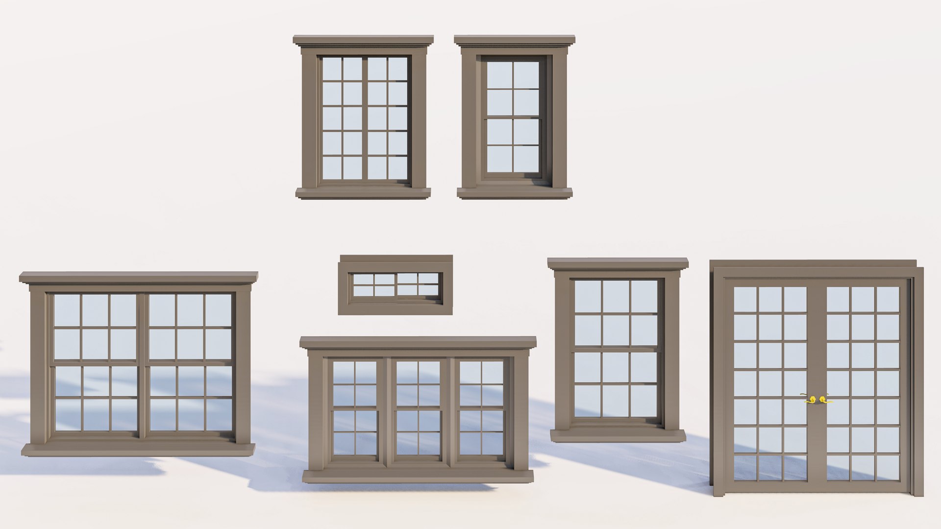 Single Hung Double Hung Windows and Double Door Pack 3D model https://p.turbosquid.com/ts-thumb/Lc/rf76uo/78/1_2photo/jpg/1770458934/1920x1080/fit_q87/86c2c79bad073c1ade537fb535bfa995ae4f7bbb/1_2photo.jpg