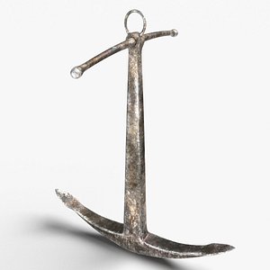 Rusty Anchor 3D model