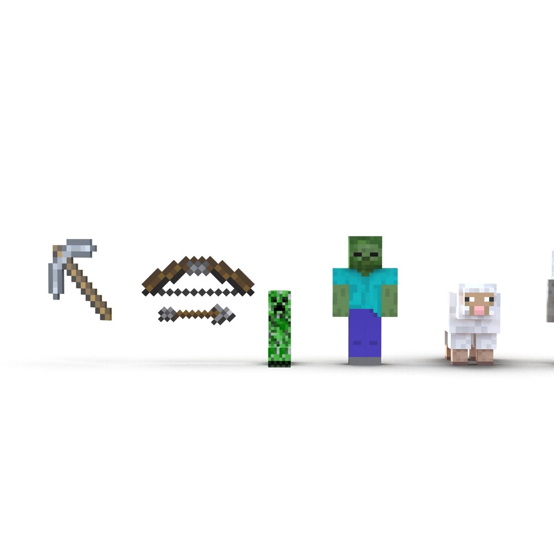 3d model minecraft set torch https://p.turbosquid.com/ts-thumb/Lc/wBOVfo/79nqjJ08/minecraftcollection3dmodels005/jpg/1468250324/1920x1080/fit_q87/86ee39f72c909506e1bde1dafb6ef756a6c50dfc/minecraftcollection3dmodels005.jpg