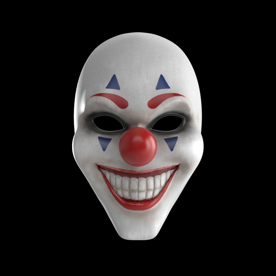 3D joker mask - TurboSquid 1660370