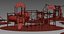 Moderno garoto playground 3d