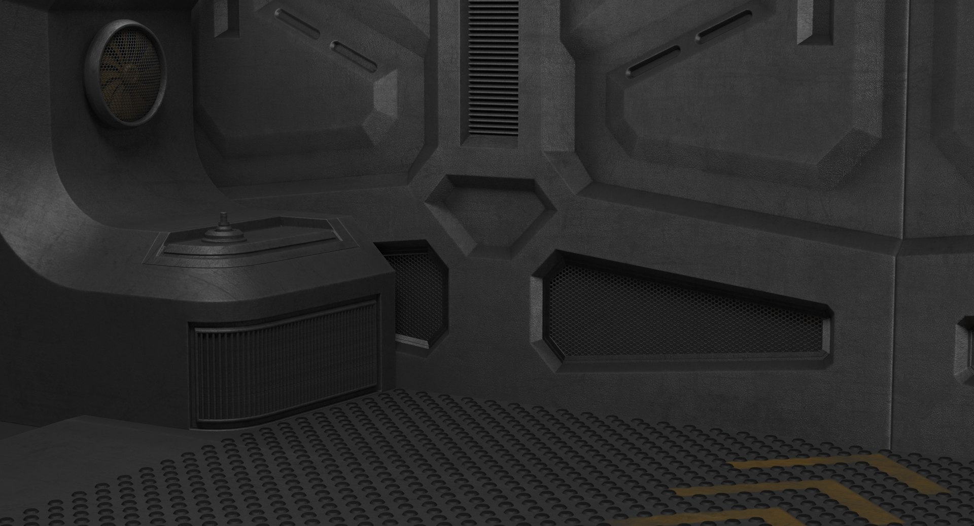 Sci Fi Door 3d Max