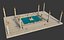 3D Ancient Pool model