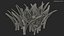 Collection de touffes d'herbe