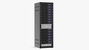 Server Rack Cabinet Filled with Server Units