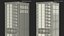 Armoire de serveur remplie d'unités de serveur