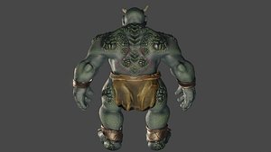 3D Mighty Orc Brute