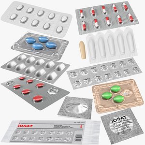 Tablets in Blister Big Collection