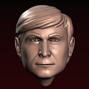 Male head 22