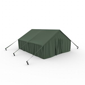 3D Military Tent 49 model