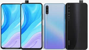 realistic huawei p smart 3D