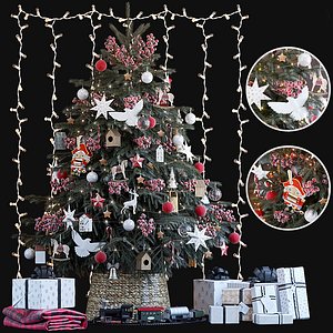 3D tree christmas