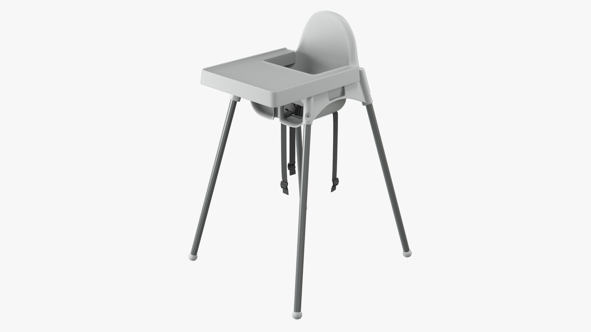 3D Model Ikea Antilop Highchair Tray TurboSquid 1294753