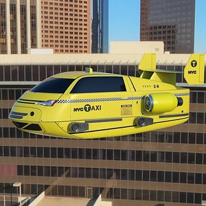 3ds max air taxi