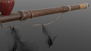 smoke indian pipe 3D model