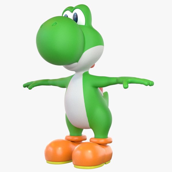 Yoshi From Super Mario Game 3D model