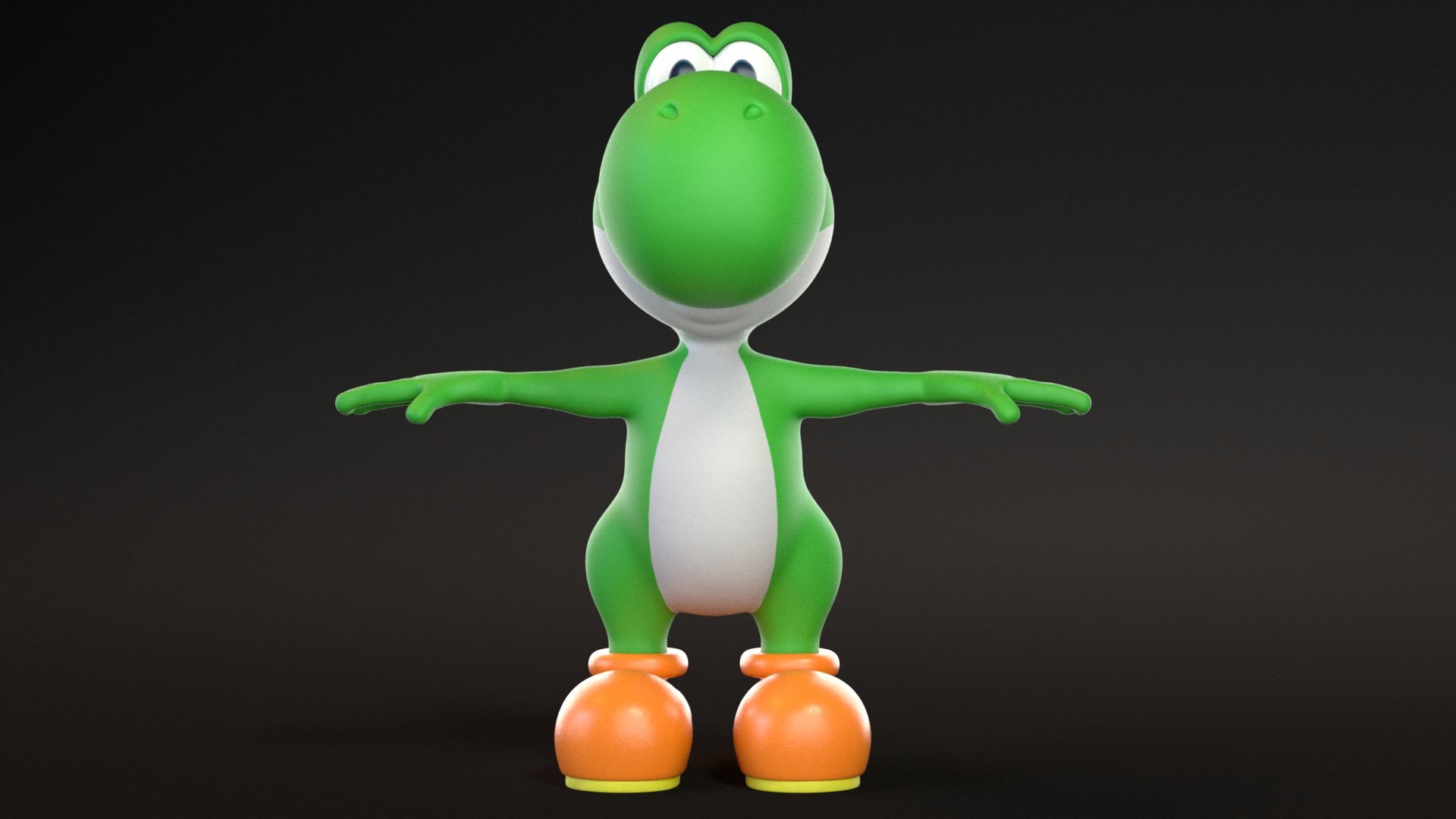 3D model Mario Luigi And Yoshi From Game VR / AR / low-poly