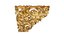 Classic carved corner decor ornament 376