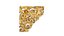 Classic carved corner decor ornament 376