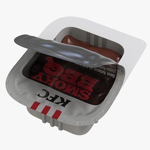 Fast Food Sauce Open 3D model