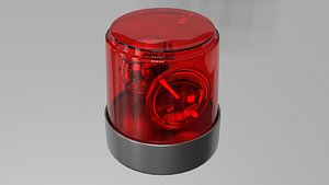 3D Warning Light PBR 6