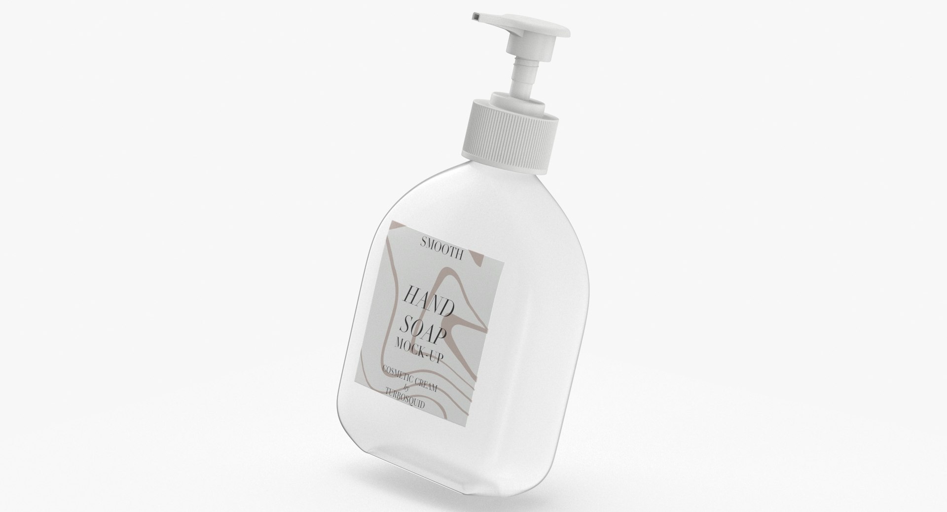 3D Hand Soap Container Type 01 Blank and Generic Basic Poses ...