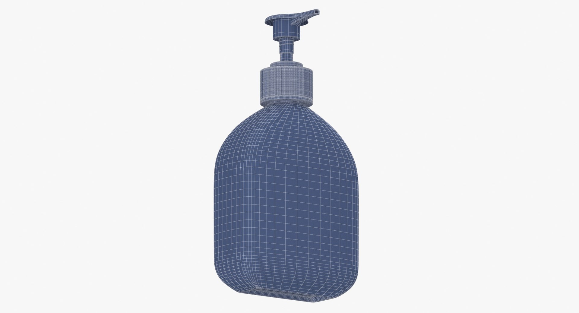 3D Hand Soap Container Type 01 Blank and Generic Basic Poses ...