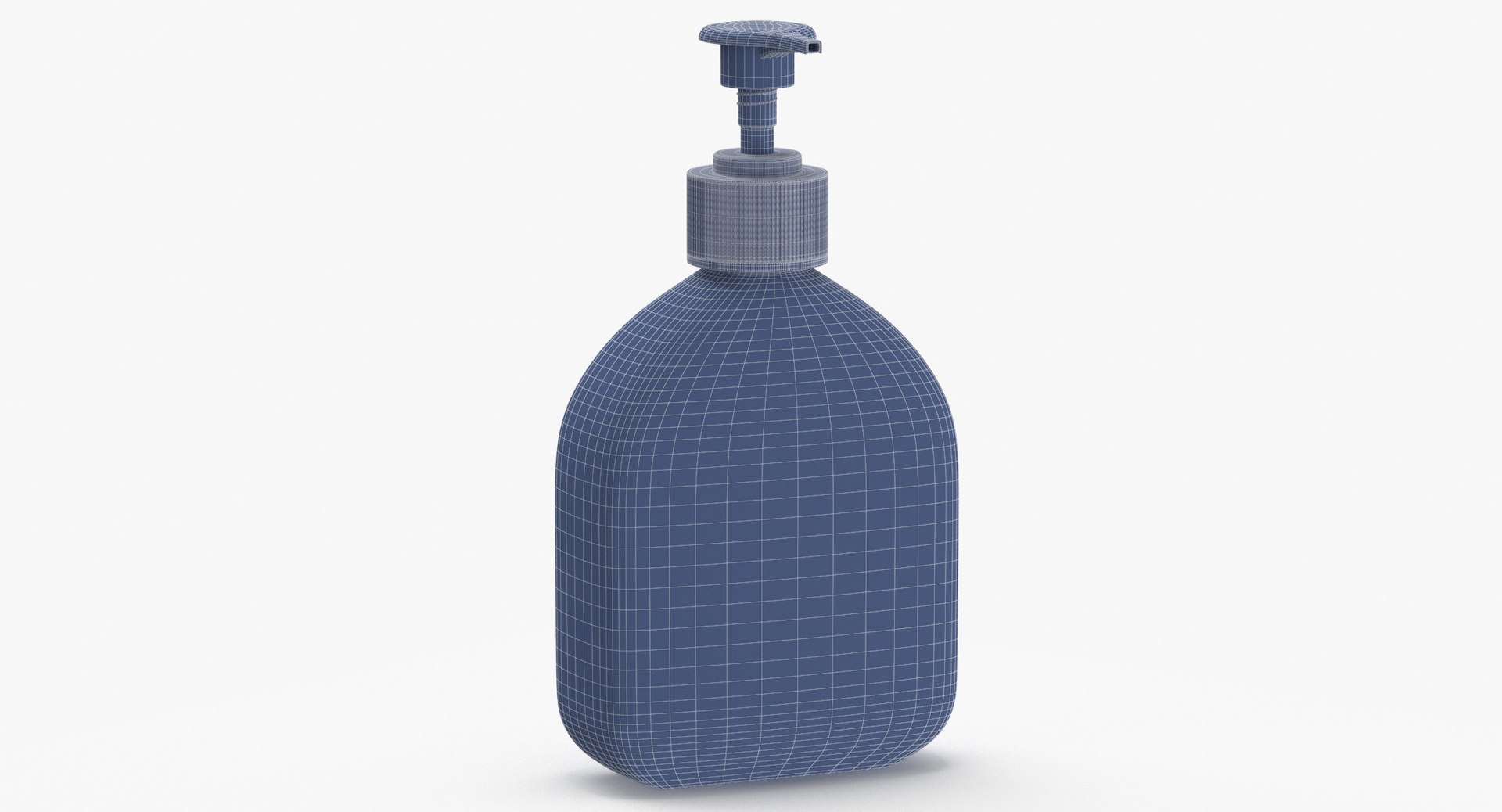 3D Hand Soap Container Type 01 Blank and Generic Basic Poses ...