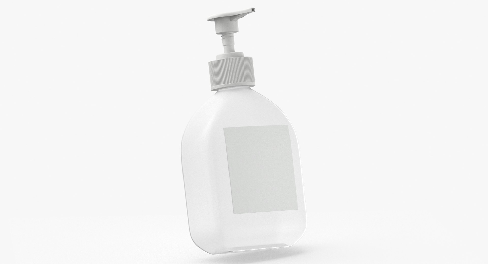 3D Hand Soap Container Type 01 Blank and Generic Basic Poses ...