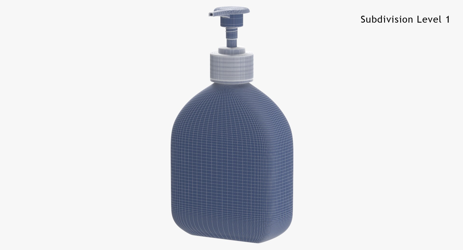 3D Hand Soap Container Type 01 Blank and Generic Basic Poses ...
