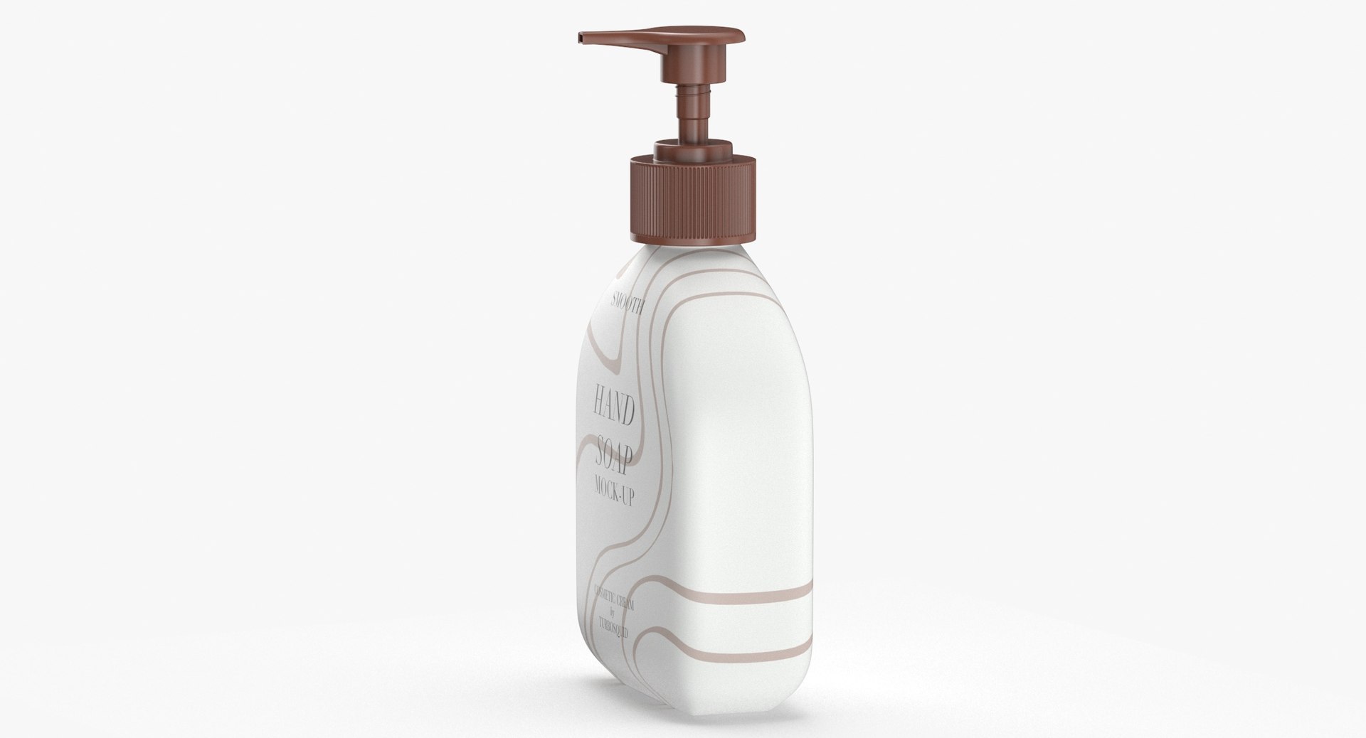 3D Hand Soap Container Type 01 Blank and Generic Basic Poses ...