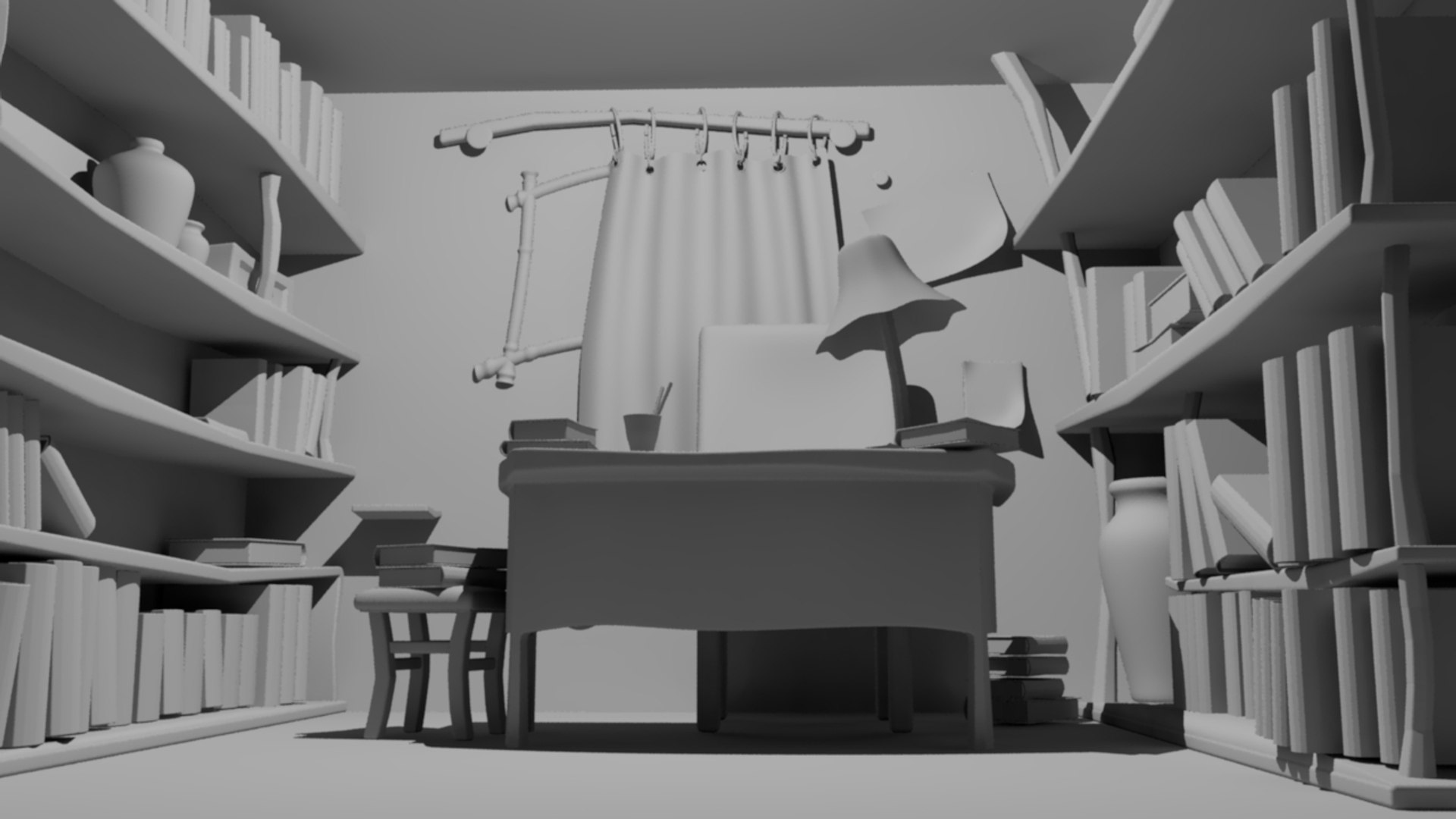3d Messy Room