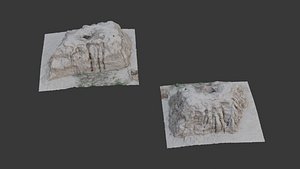 Eroded Rock Formation Scan