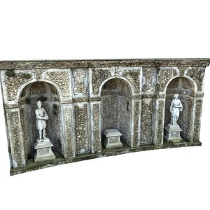 Scan statues in niches in Italy 3D model