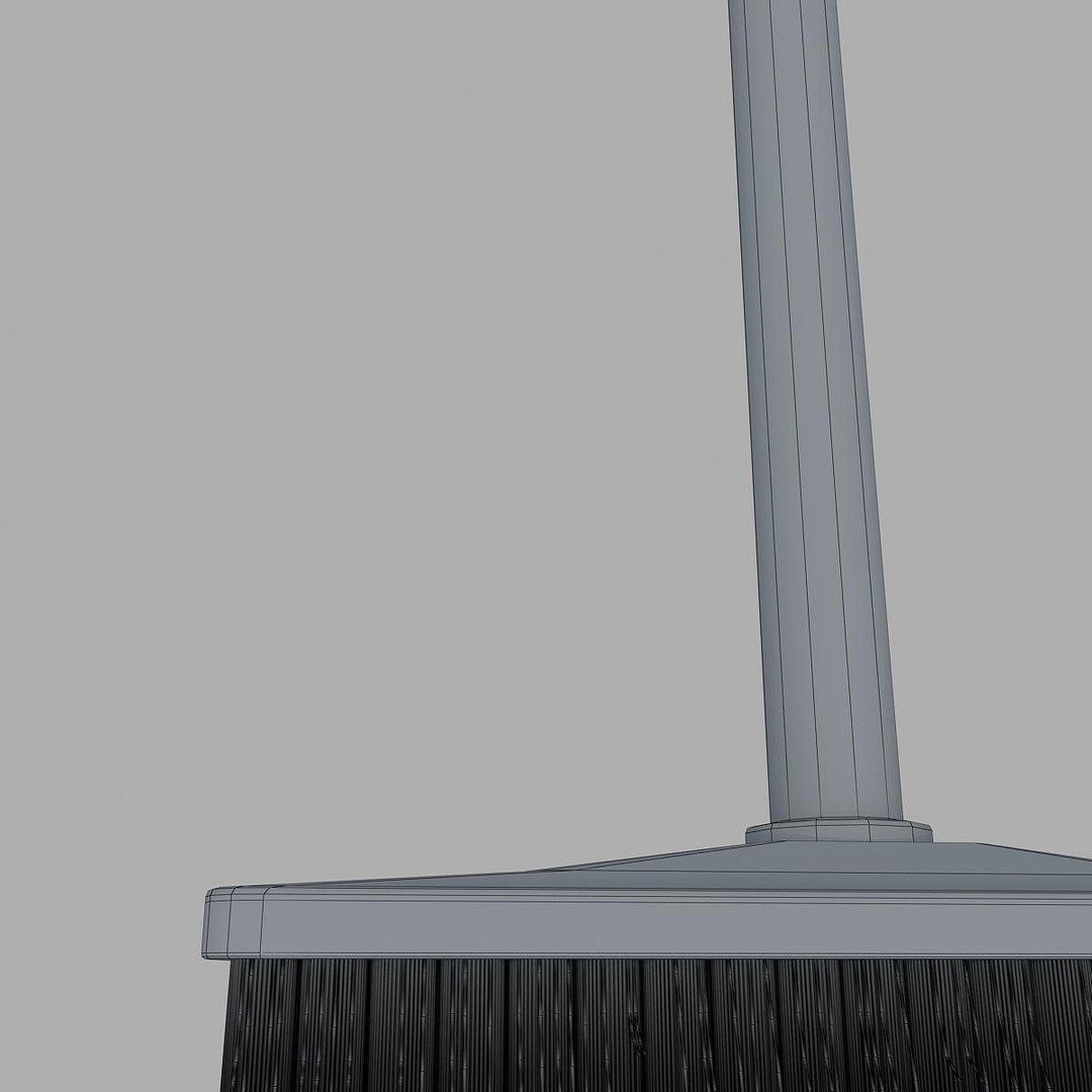 3d Model Broom Plastic