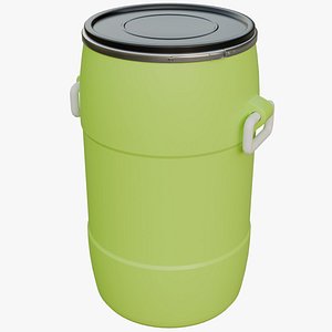 3D Plastic Barrel 1 Basic model