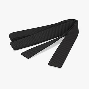 Black Martial Arts Obi Belt
