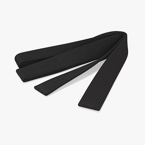 Black Martial Arts Obi Belt