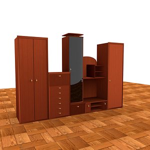 3D cupboard model