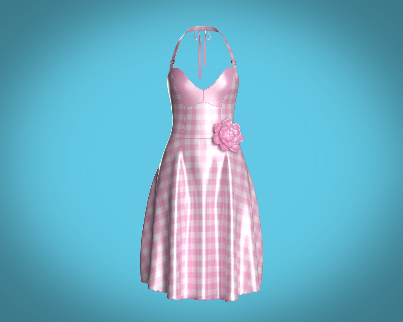 3D Barbie Dress V4 Model - TurboSquid 2124098