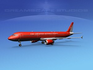 scale airbus 3d model
