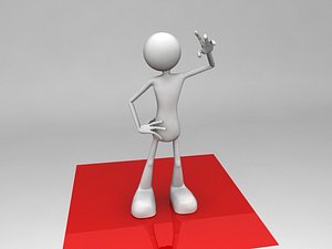 simple character 3d model