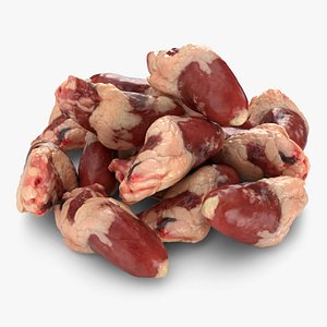 Chicken Hearts 3D model