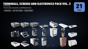Terminals Screens and Electronics Pack Vol 3