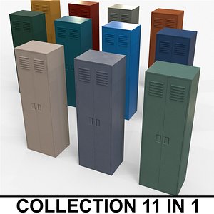 PBR School Gym Locker 09 - Multi color Pack