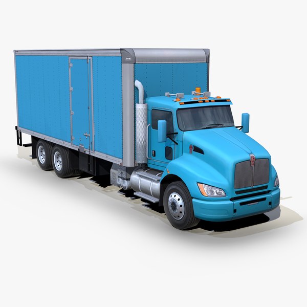 Kenworth T440 2014 3ax Box truck s033Dモデル - TurboSquid 2052011