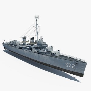 3D Sumner-class destroyer model